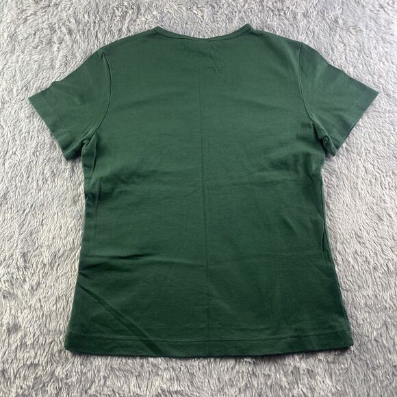 Green Bay Packers Shirt Womens Medium Green Yellow Spell Out NFL Football - Picture 5 of 7